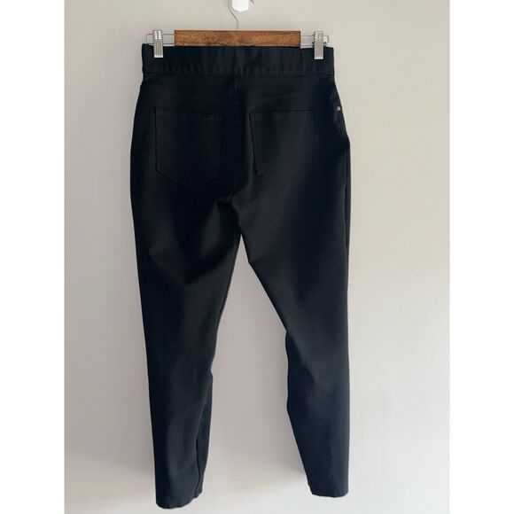 Spanx The Perfect Black Pant Ankle Stretch Medium Legging Ponte Soft Knit Pocket - Picture 6 of 16